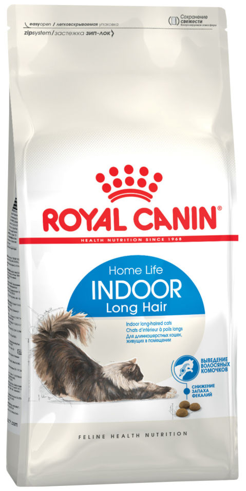 Сухой корм для кошек Royal Canin Indoor Long Hair Птица 400г