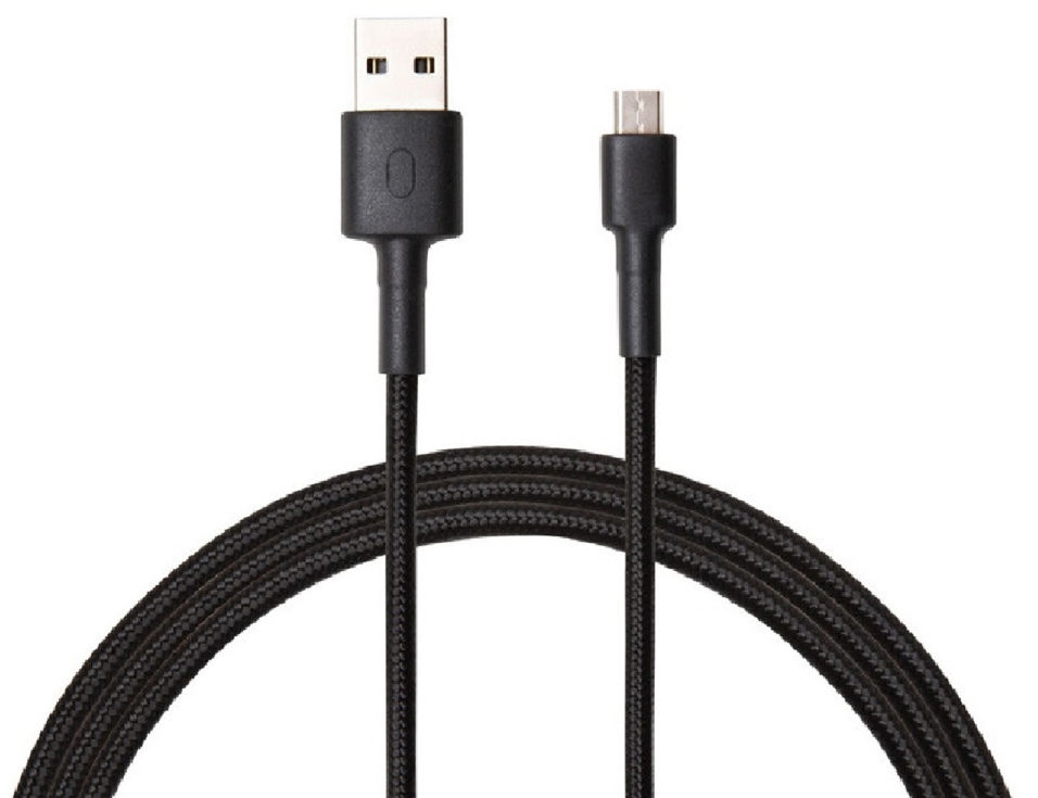 USB-кабель Xiaomi Mi Braided USB Type-C Cable SJX10ZM 1м черный