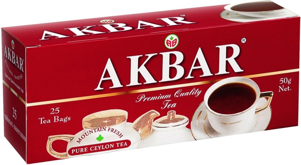 Чай черный Akbar Mountain Fresh 25*2г