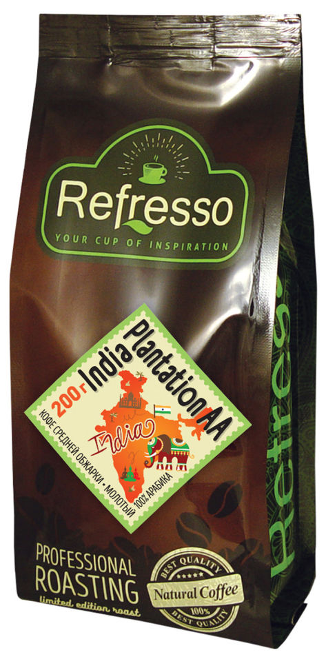 Кофе молотый Refresso India Plantation AA 200г