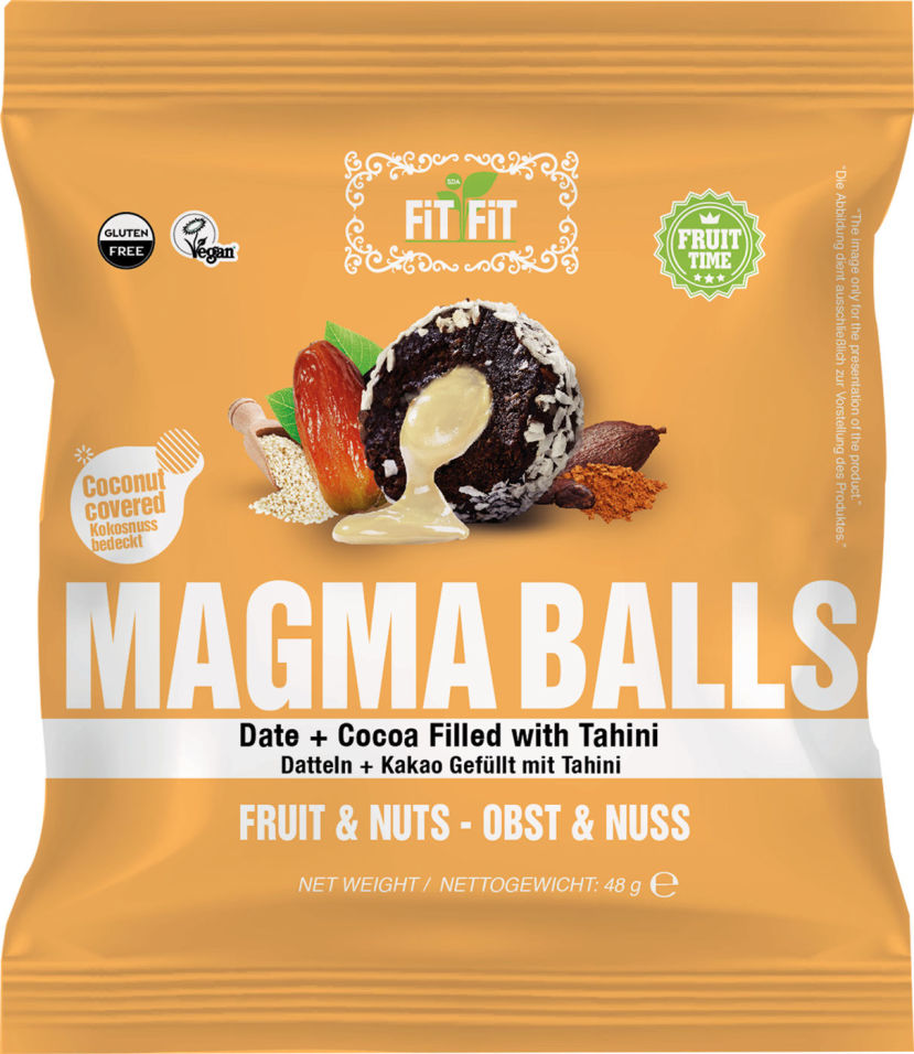 Снеки Magma Balls Финик-какао с тахини 48г