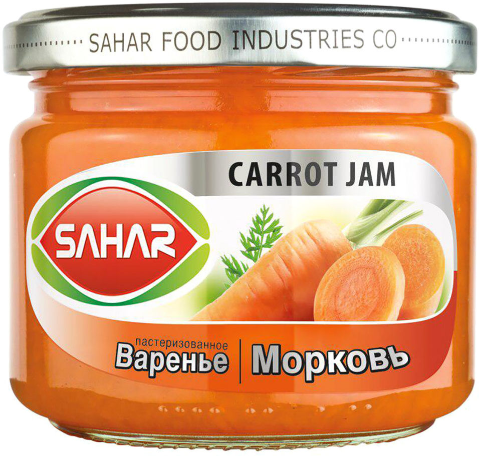 Варенье Sahar из моркови 340г