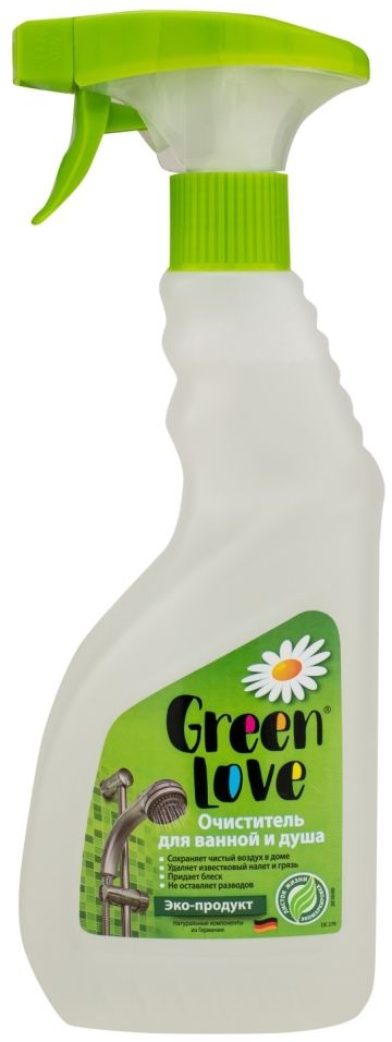 Очиститель для ванной и душа Green Love Эко-продукт 500мл