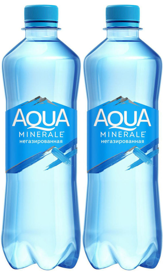 Вода Aqua Minerale питьевая негазированная 500мл (упаковка 2 шт.)