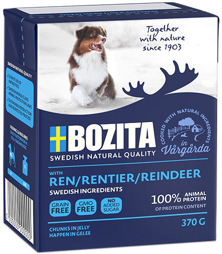 Корм для собак Bozita Reindeer кусочки в желе с оленем 370г (упаковка 6 шт.)