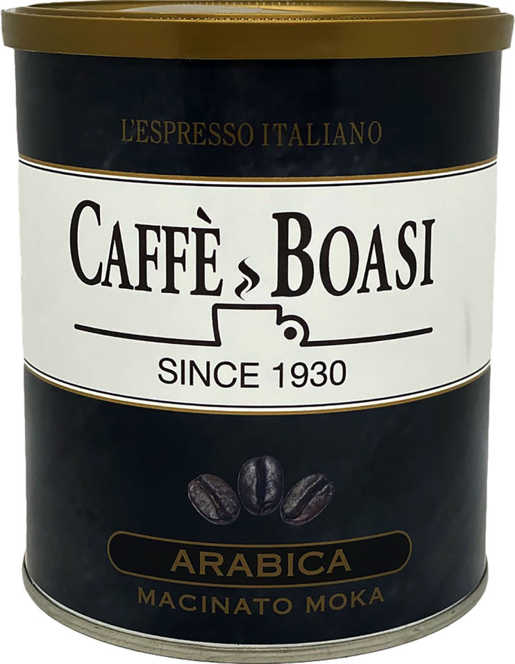 Кофе молотый Caffe Boasi Latina Moka 100% Arabica 250г