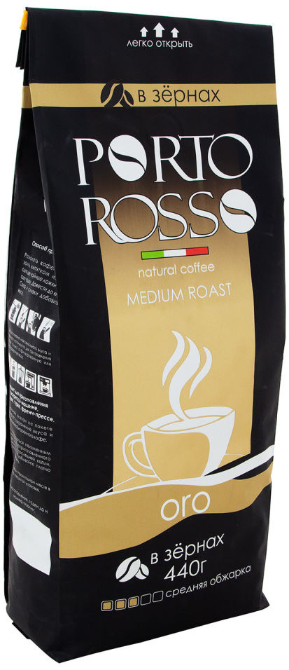 Кофе в зернах Porto Rosso Oro 440г