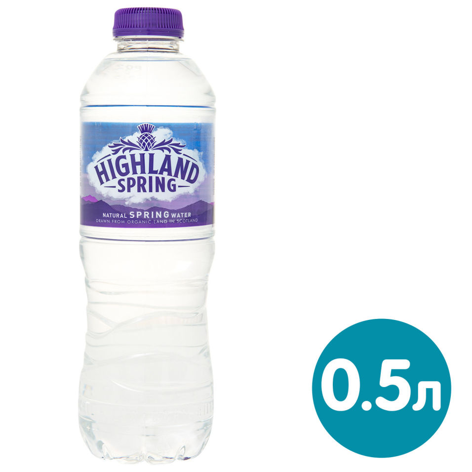 Вода Highland Spring минеральная негазированная 500мл