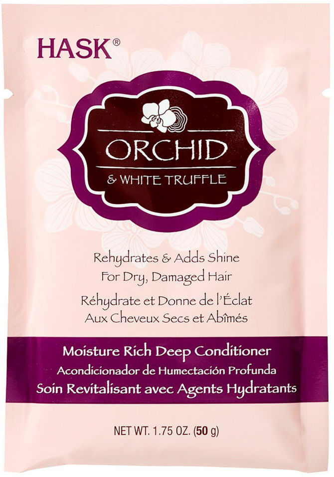 Маска для волос Hask Ультра-увлажнение с экстрактом орхидеи и маслом белого трюфеля 50г