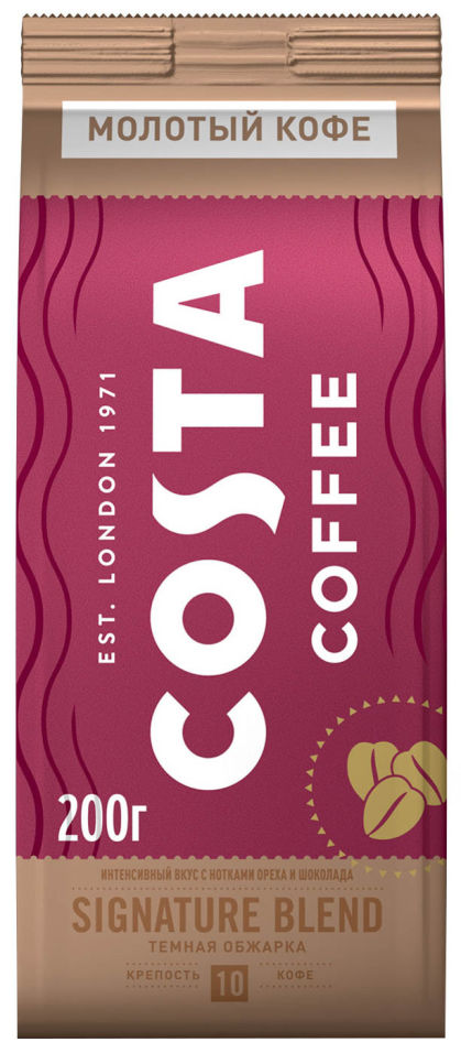 Кофе молотый Costa Signature blend 200г