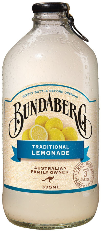 Лимонад Bundaberg Traditional Lemonade крафтовый газированный 375мл