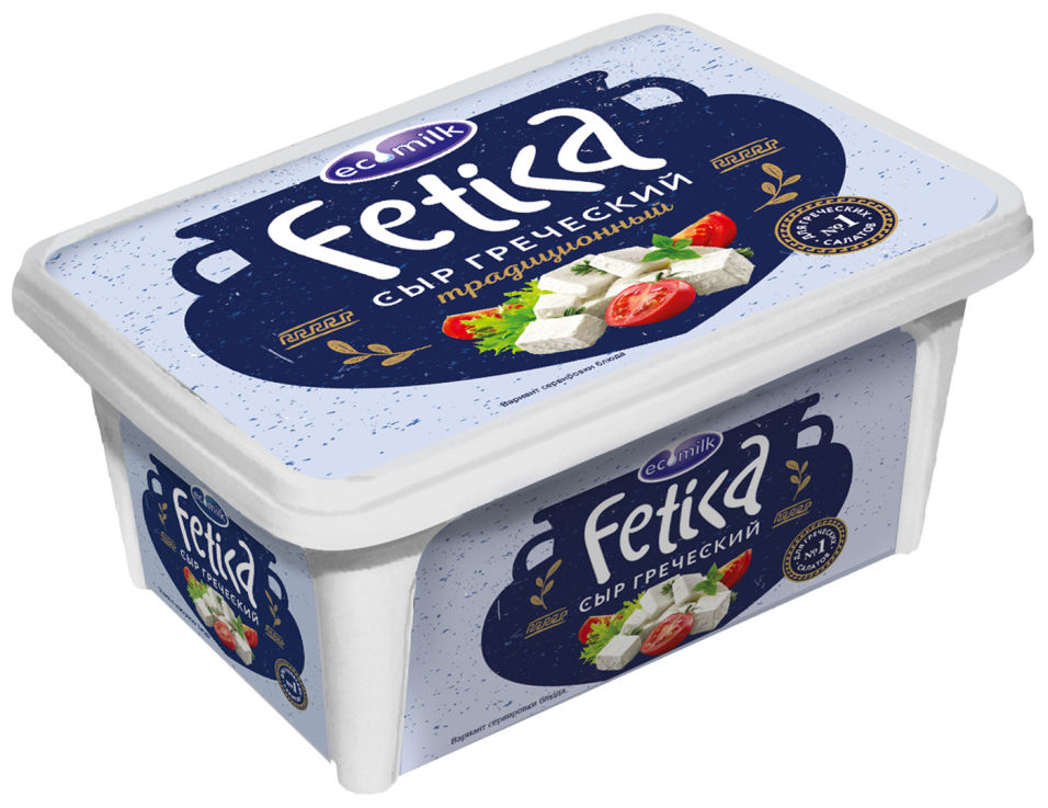 Сыр мягкий Ecomilk Fetica греческий 40% 400г