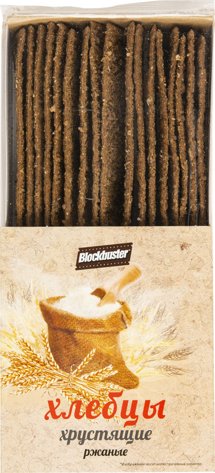 Хлебцы Blockbuster Хрустящие ржаные 130г
