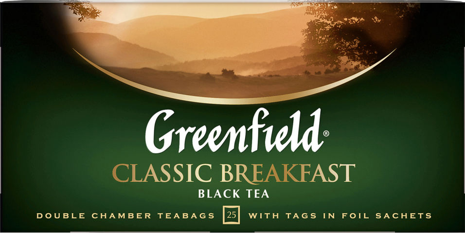 Чай черный Greenfield Classic Breakfast 25*2г
