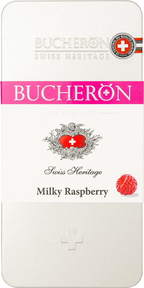 Шоколад Bucheron молочный с малиной 33% 100г