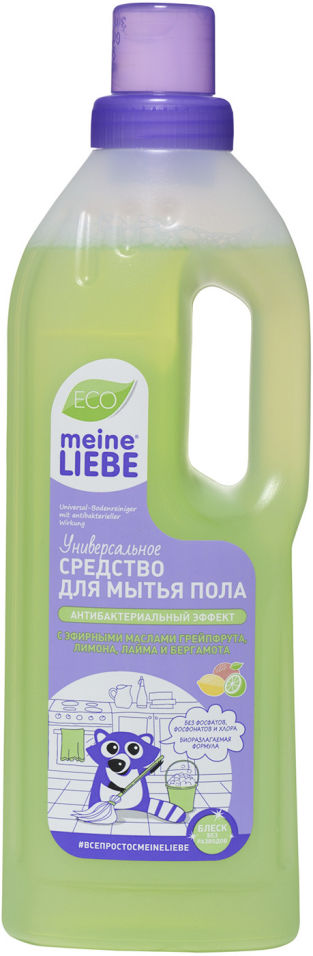 Средство для мытья пола Meine Liebe Универсальное Антибактериальный эффект 750мл