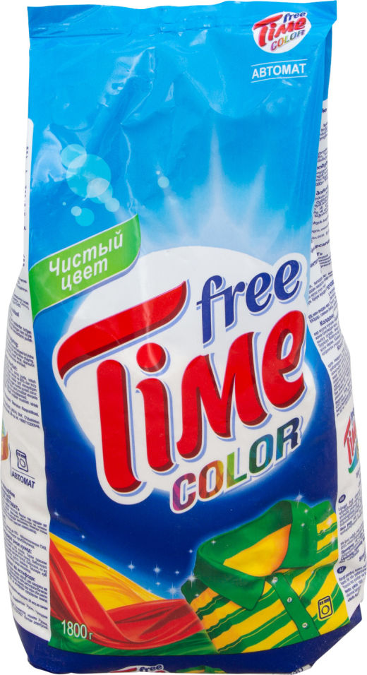 Стиральный порошок Free Time Color Автомат 1.8кг