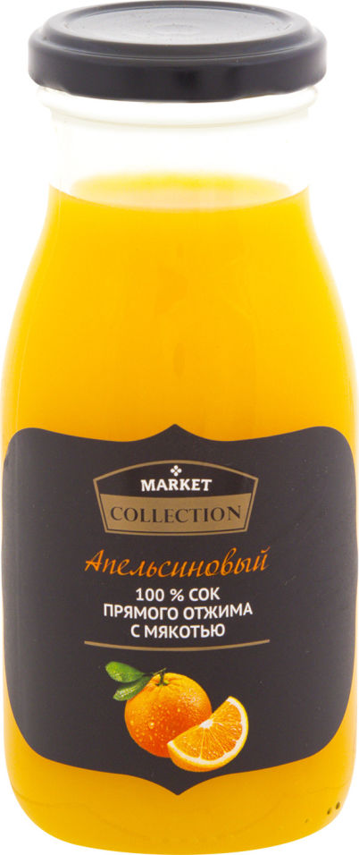 Сок Market Collection Апельсиновый с мякотью 250мл