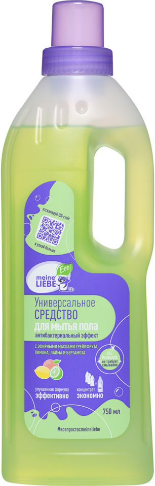 Средство для мытья пола Meine Liebe Универсальное Антибактериальный эффект 750мл