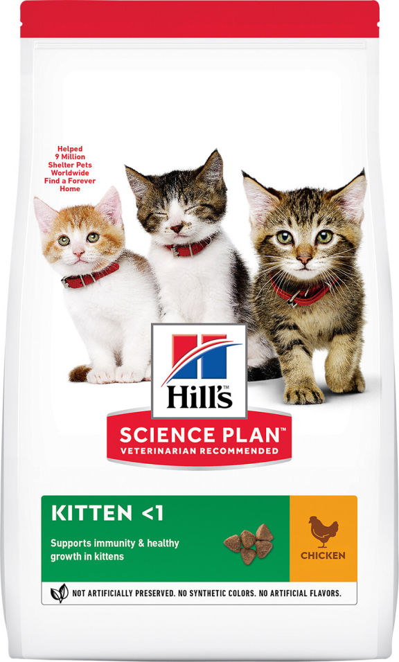 Сухой корм для котят Hills Science Plan Курица 1.5кг Сухой корм для котят Hills Science Plan Курица 1.5кг