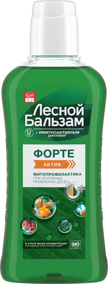 Ополаскиватель для рта Лесной бальзам Форте 400мл 178₽