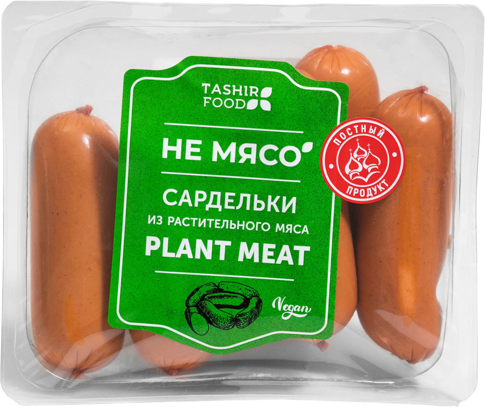 Сардельки Не Мясо Из растительного мяса 450г