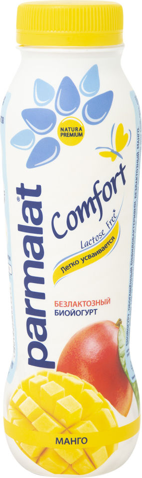 Биойогурт Parmalat Comfort с манго 1.5% 290г