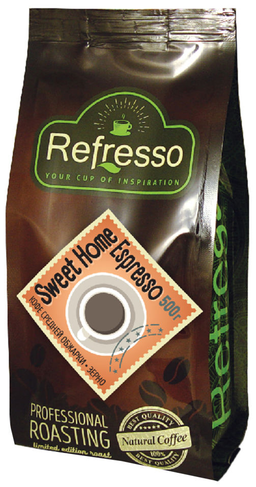 Кофе в зернах Refresso Sweet Home Espresso 500г