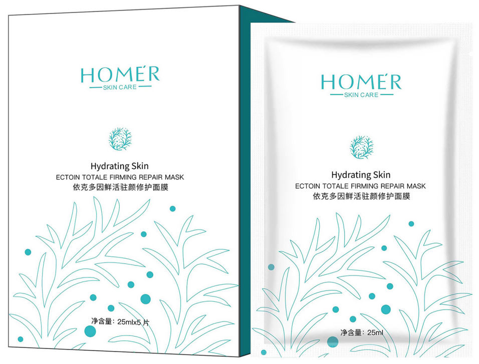 Маска для лица Mooyam Homer Ecton Firming Reparing Mask увлажняющая 5*25мл