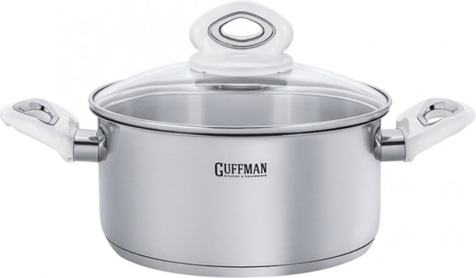 Кастрюля Guffman Amore со стеклянной крышкой 2.8л 20см
