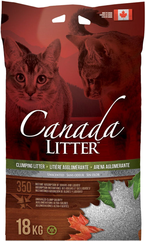 Наполнитель для кошачьего туалета Canada Litter Лаванда комкующийся 18кг Наполнитель для кошачьего туалета Canada Litter Лаванда комкующийся 18кг