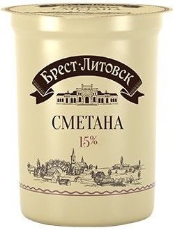 Сметана Брест-Литовск 15 315г 94₽