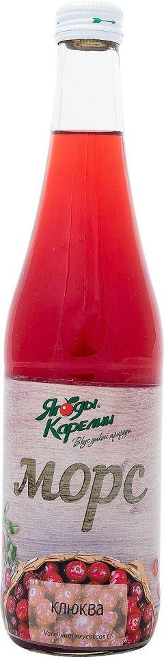 Морс Ягоды Карелии Клюква 510мл 130₽