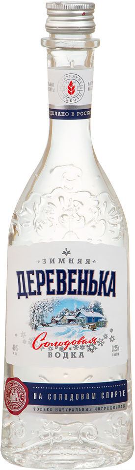 Отзывы о Водке Зимней деревенька Солодовая 40% 0.25л Отзывы о Водке Зимней деревенька Солодовая 40% 0.25л