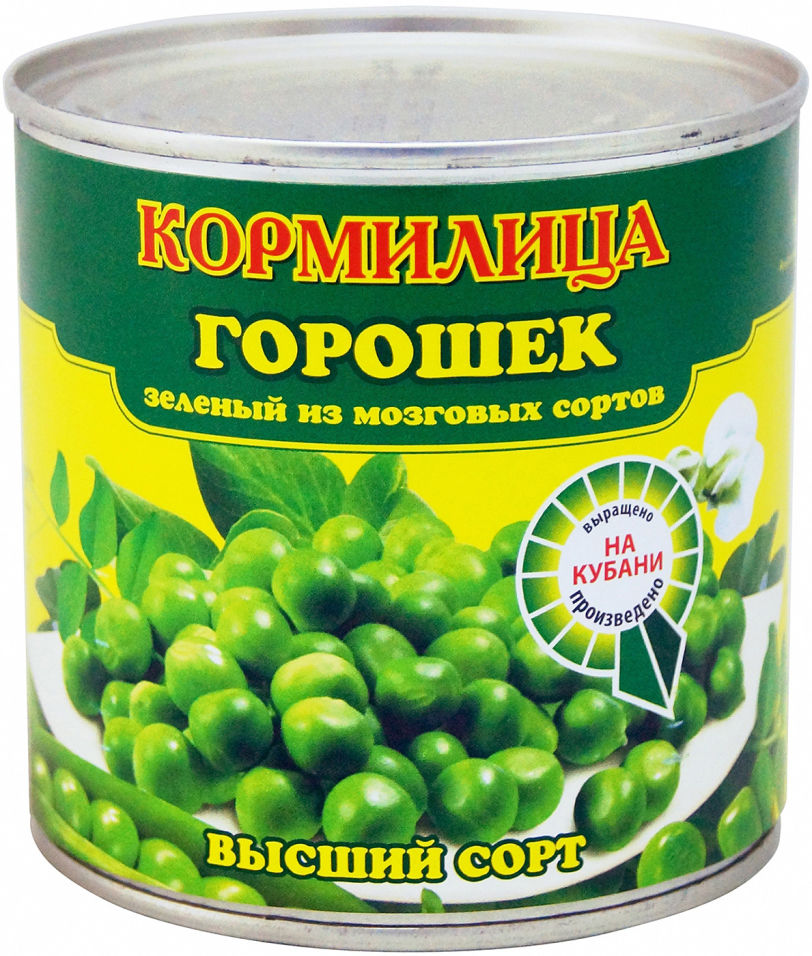 Горошек Кормилица зеленый высший сорт 400г