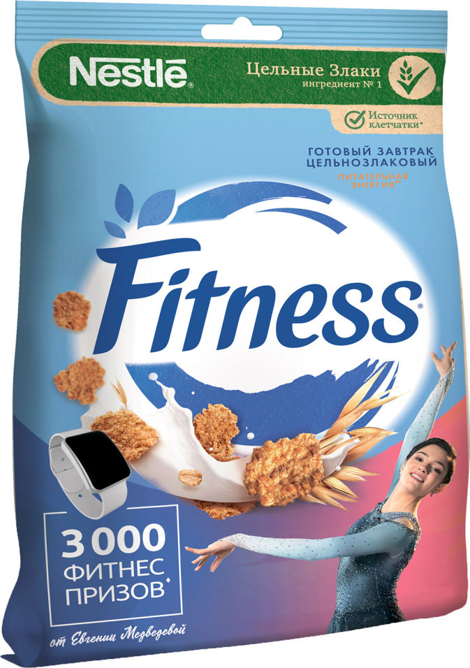 Готовый завтрак Fitness из цельной пшеницы 700г