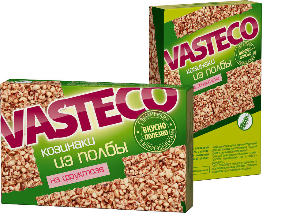 Козинаки Вастэко из полбы на фруктозе 45г
