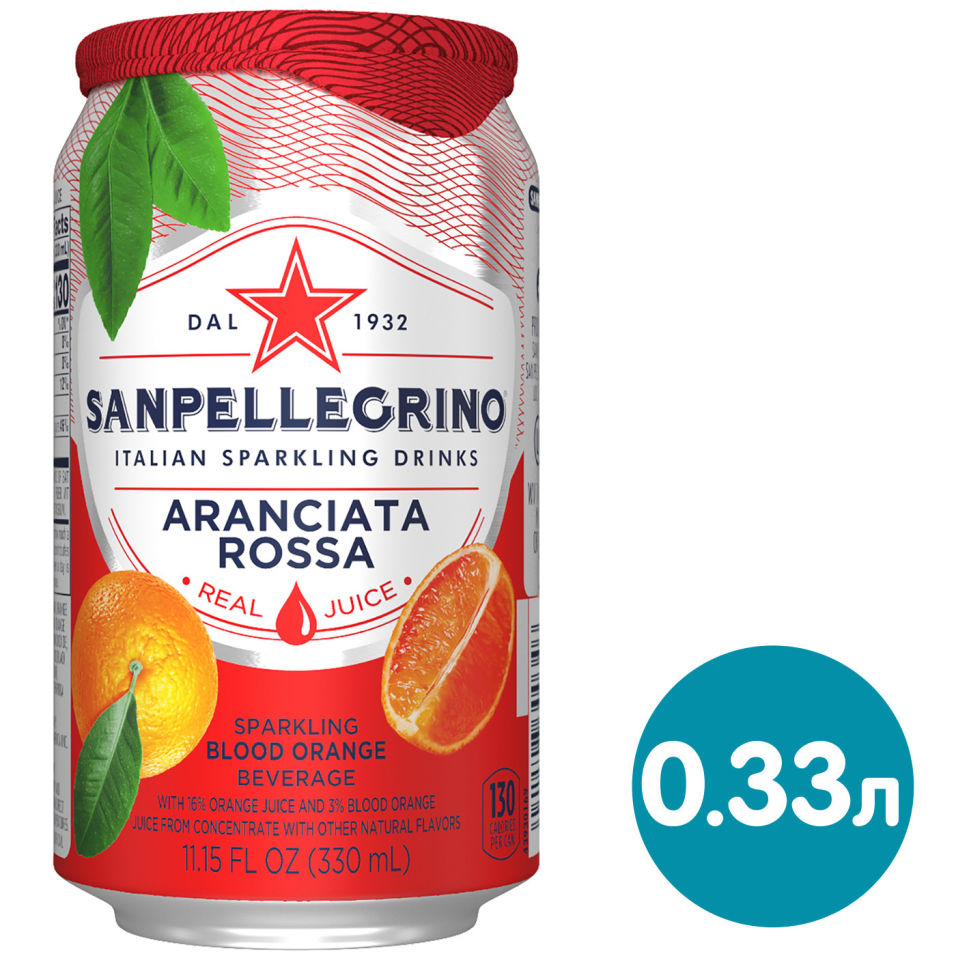 Напиток Sanpellegrino Aranciata Rossa 330мл