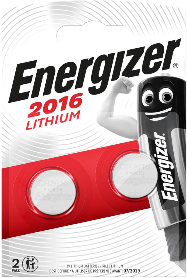 Отзывы о Батарейки Energizer Miniatures Lithium CR2016 2шт