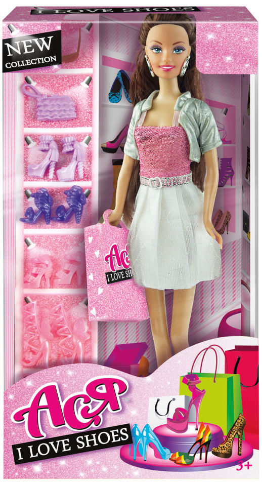 Игровой набор с куклой Toyslab Ася Любимые туфли №2