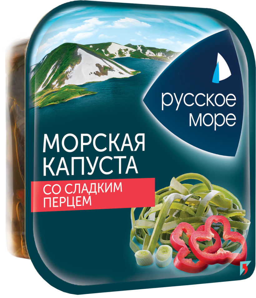 Морская капуста Русское Море со сладким перцем 200г