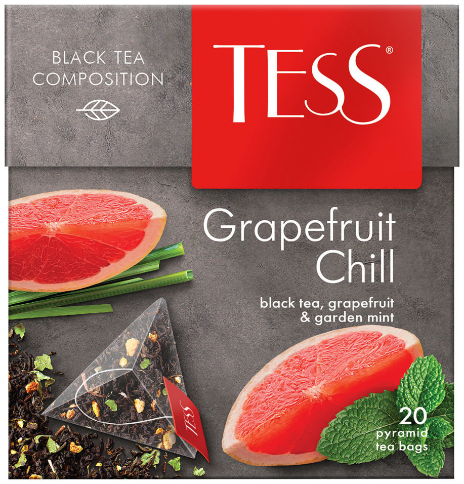 Чайный напиток Tess Grapefruit Chill 20*1.8г