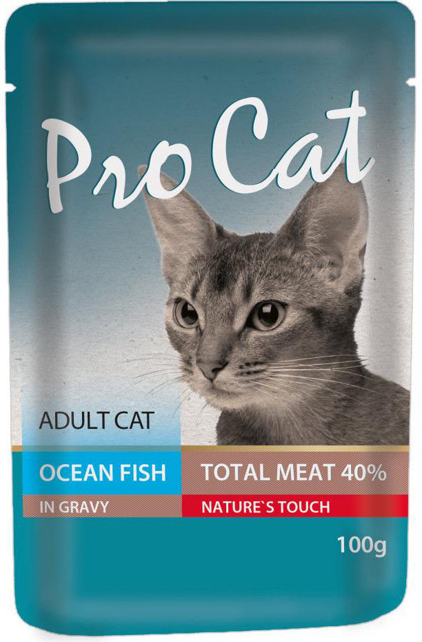 Корм для кошек Pro Cat Океаническая рыба 100г