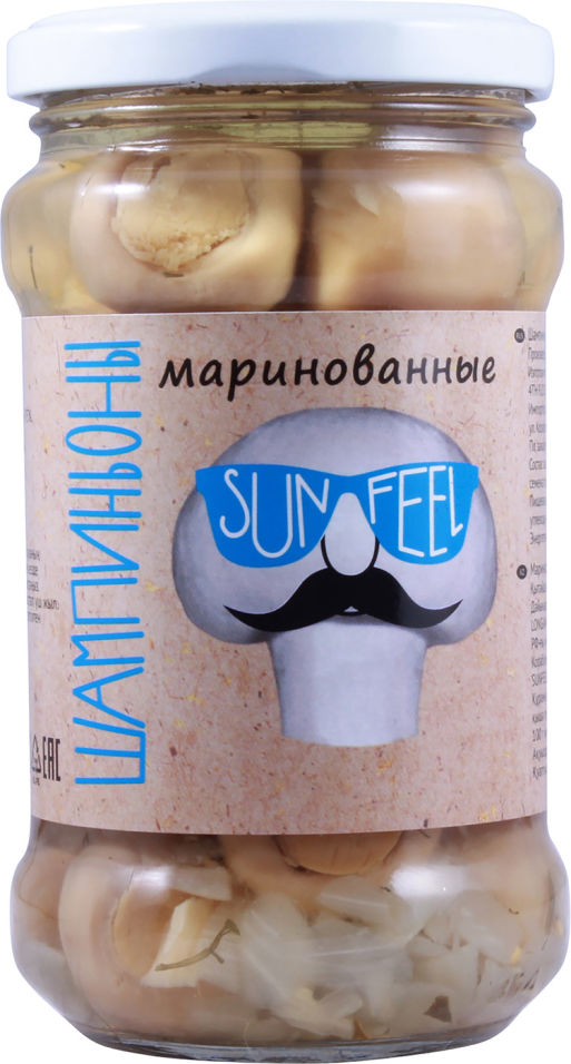 Шампиньоны Sunfeel целые 425мл