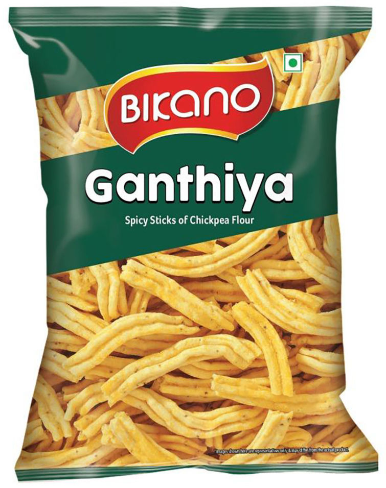 Закуска Bikano Ganthiya из нутовой муки 200г