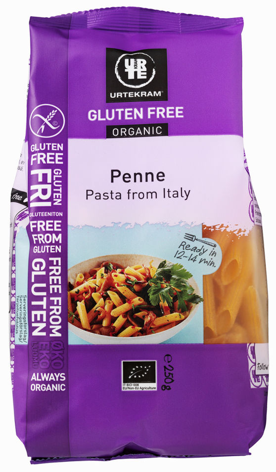 Пенне Urtekram органические без глютена 250г