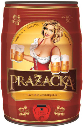 Пиво Prazecka Чешское Классическое 4% 5л Пиво Prazecka Чешское Классическое 4% 5л