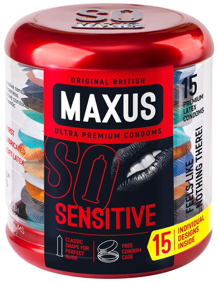 Презервативы Maxus Sensitive ультратонкие 15 шт