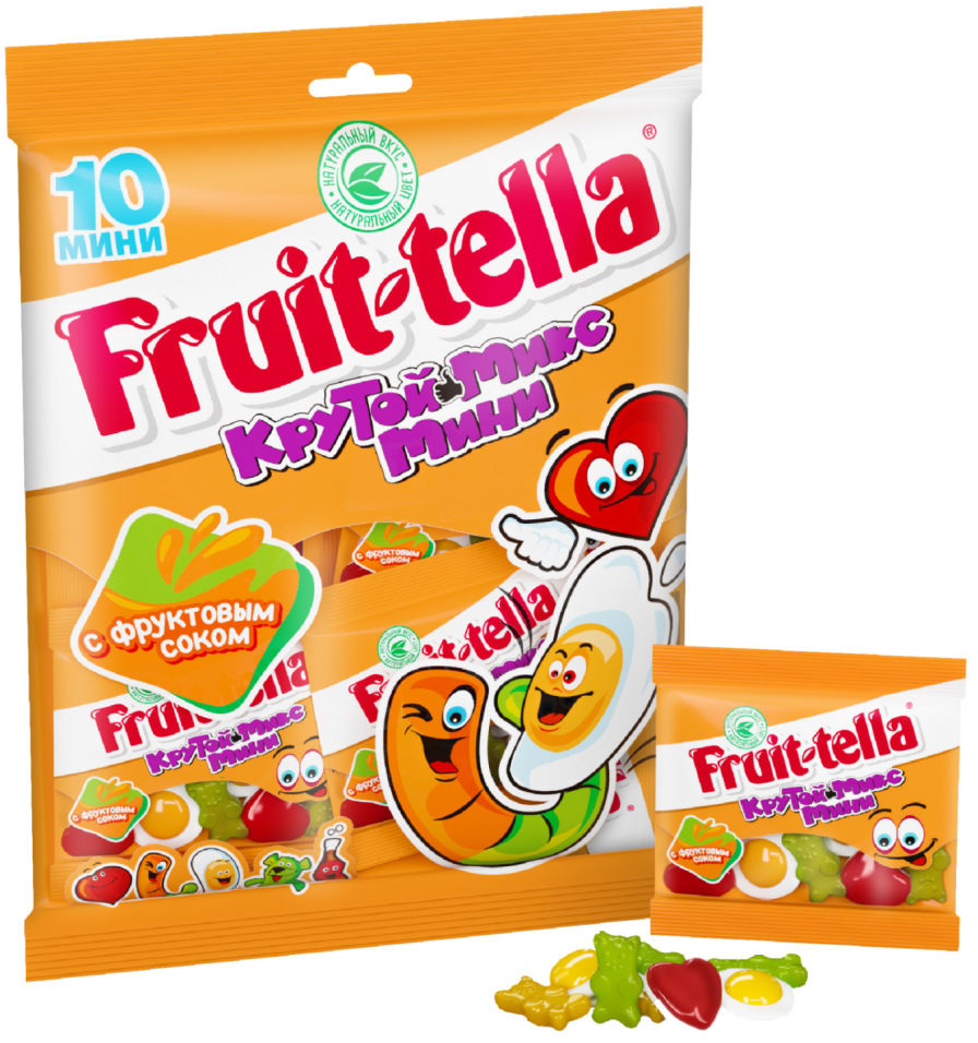 Мармелад Fruittella с фруктовым вкусом 200г
