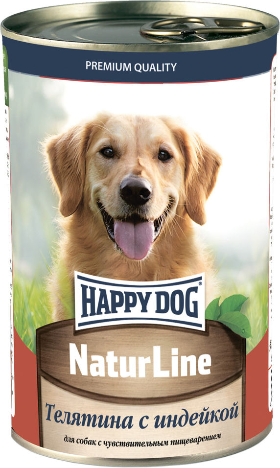Корм для собак Happy Dog Телятина с индейкой 400г Корм для собак Happy Dog Телятина с индейкой 400г